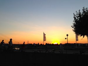 Düsseldorf_Sonnenuntergang