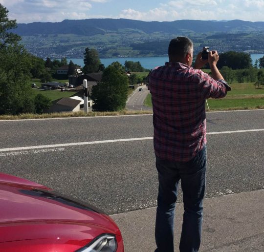 Tesla-Roadtrip an den Zürichsee