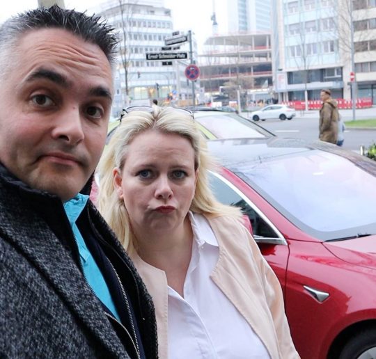 Unfall mit Tesla Model S