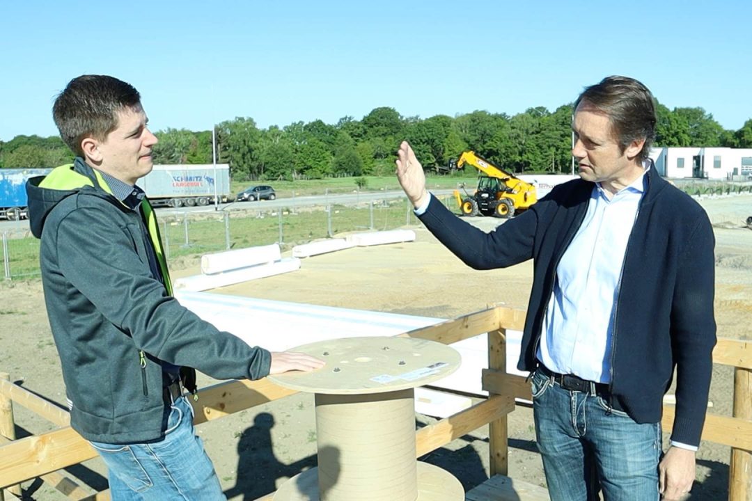 Seed and Greet Ladepark Hilden Baustelle Update Tesla FastNed