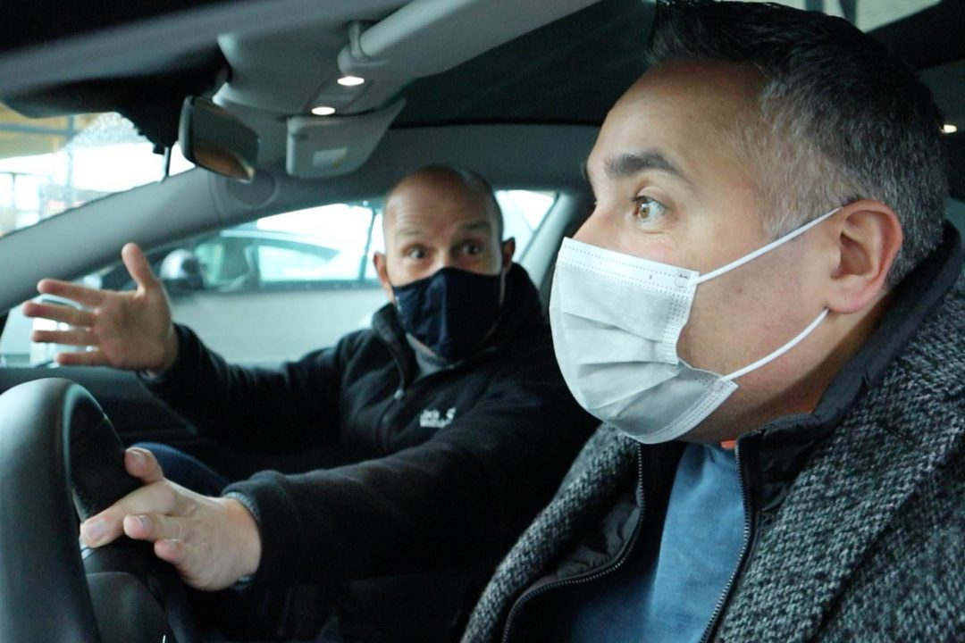 Tesla Model 3 Fahrschule P1 Essen Führerschein im Schlaf