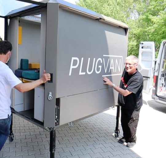 Titelbild PlugVan VW e-Crafter Elektroauto Camper Nordkapp Tour
