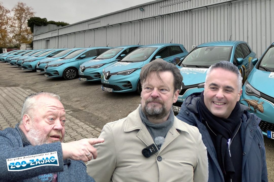 Zoo Zajac Norbert Zoohandlung Renault ZOE Elektroauto Tesla Model Y Probefahrt Timo Schadt Interview