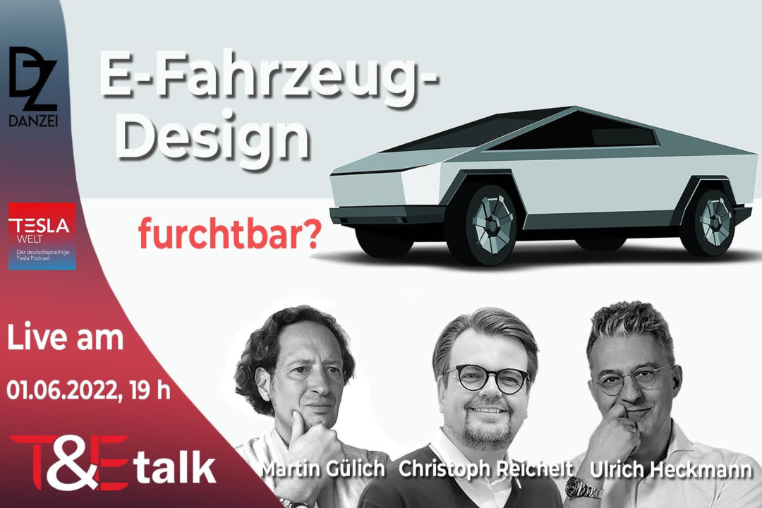 Tesla Cybertruck Design Livestream buzzingDANZEI Martin Guelich Christoph Reichelt Ulrich Heckmann
