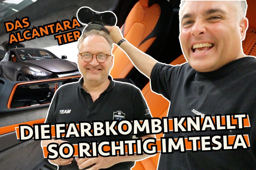 Startech Tesla Model Y Tuning S3XY CARS Community Peter Strasburger Brabus YouTube Sitzbezüge tauschen Tacho im Tesla Fahrzeugtuning JP Performance Sattlerei Dashboard Alcantara