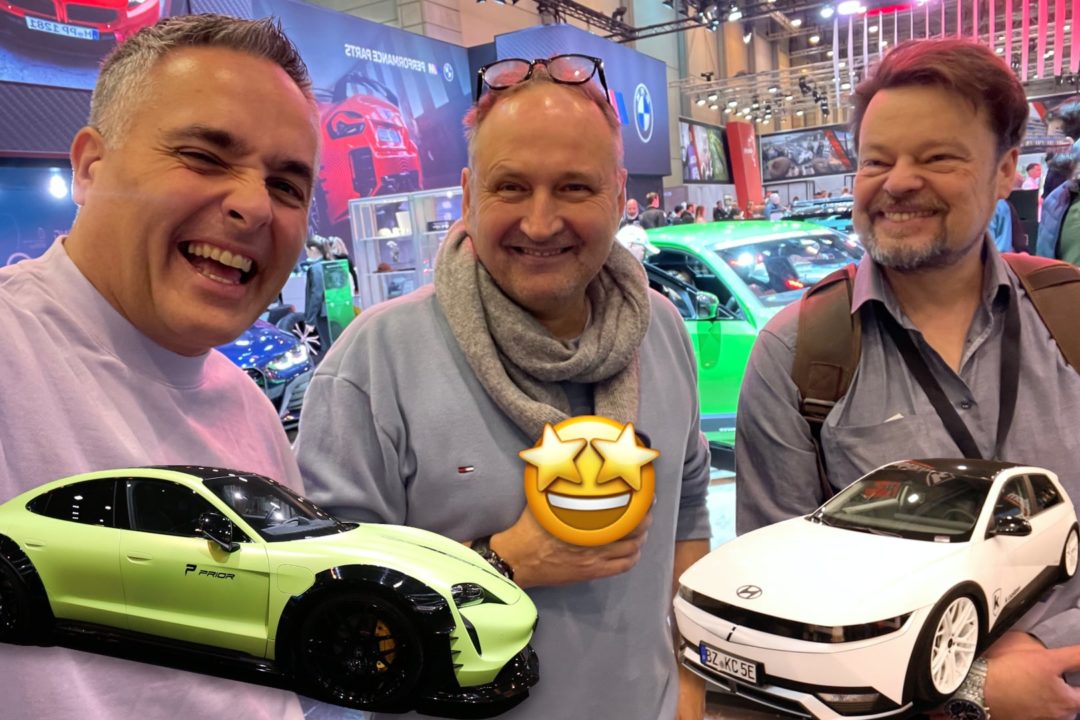 Rundgang Essen Motorshow 2022 Elektroauto Tuning Prior K Custom eShare One Startech Peter Strasburger Timo Schadt