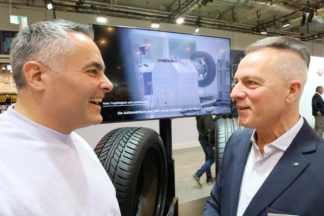 Essen Motorshow Hankook ION Reifen Elektroauto Roland Hehner