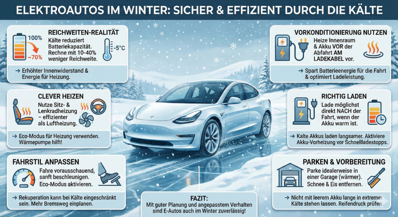 Gemeni Elektroauto Tipps für den Winter